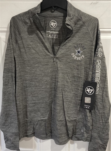 Dallas Cowboys NFL Wolf Grey Impact Women's 1/4 Zip