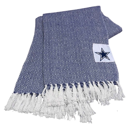 Dallas Cowboys NFL 50" x 60" Farmhouse Throw Blanket *SALE* - 6ct Case