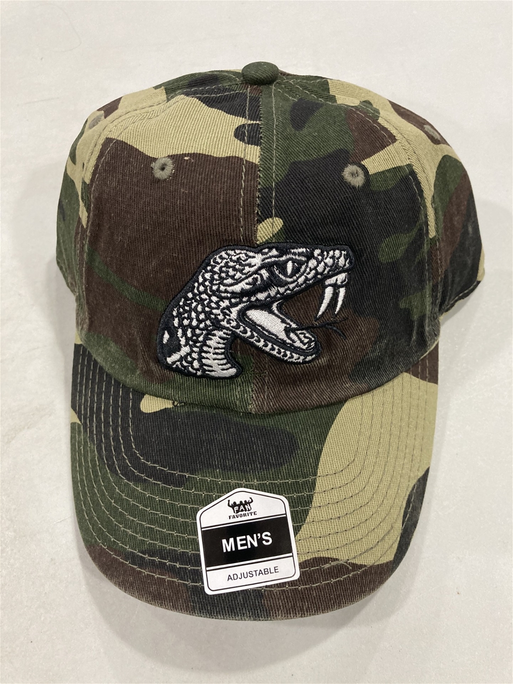 Florida A&M Rattlers NCAA Camo Mass Clean Up Adjustable Hat