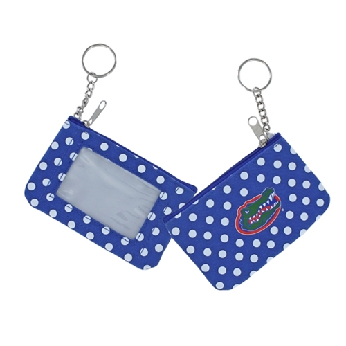 Florida Gators NCAA Nylon Coin Purse Key Ring