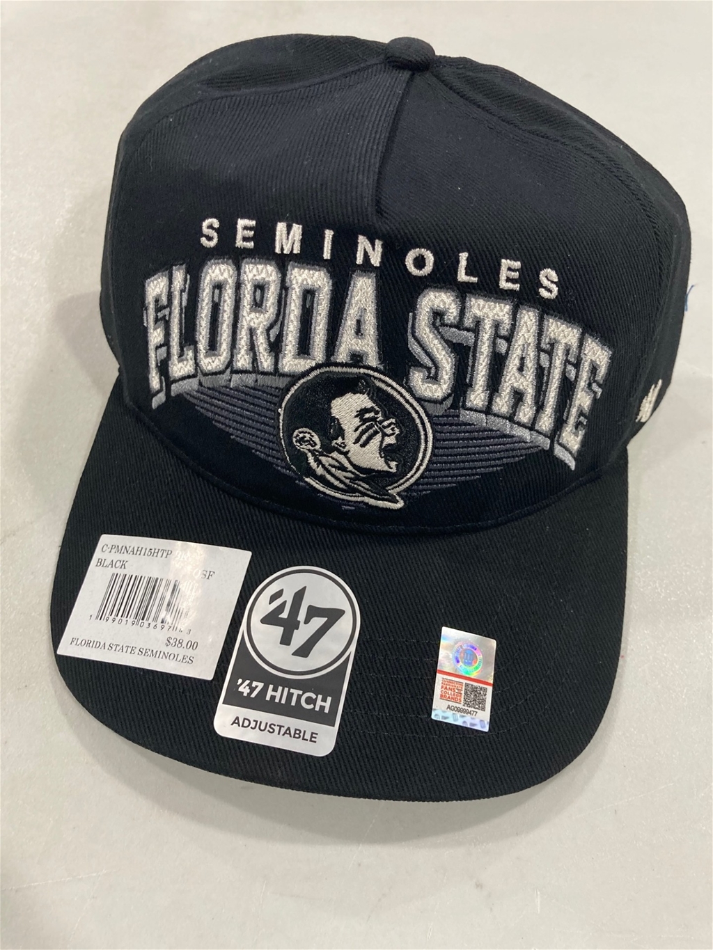 Florida State Seminoles NCAA Black Pomona Hitch Snapback Hat *NEW*
