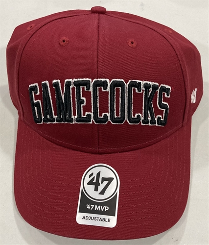 South Carolina Gamecocks NCAA Razor Red Legend Lone Script MVP Adjustable Hat