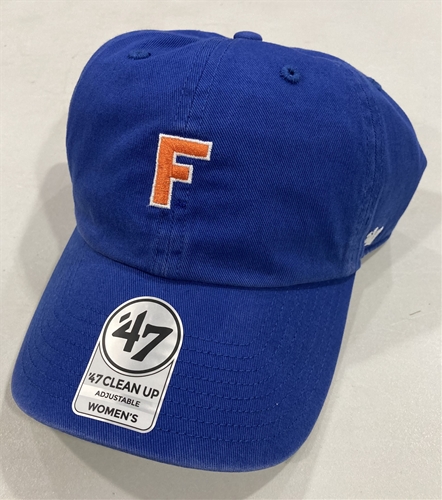 Florida Gators Vintage NCAA Royal Base Runner Women's Clean Up Adjustable Hat