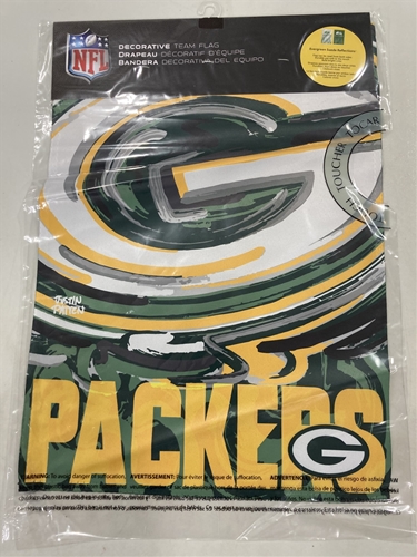 Green Bay Packers NFL Justin Patten 2-Sided Garden Flag
