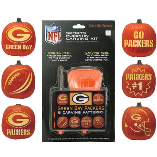 Green Bay Packers NFL Team Logo Pumpkin Carving Kit - 12ct Case