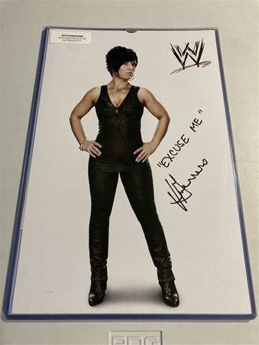 Vickie Guerrero Signed WWE 11"x17" Poster w/ COA