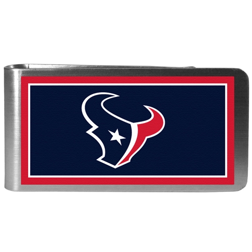 Houston Texans NFL Steel Money Clip