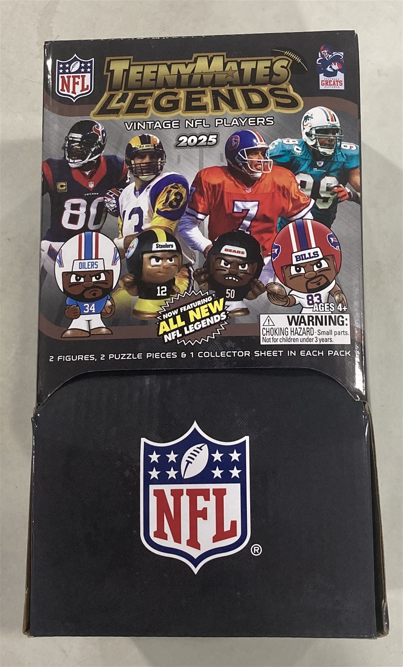 2024-25 NFL Teenymates Legends Series 3 Gravity Feed Display 32 Pack Box *SALE*