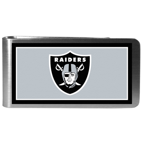 Las Vegas Raiders NFL Steel Money Clip