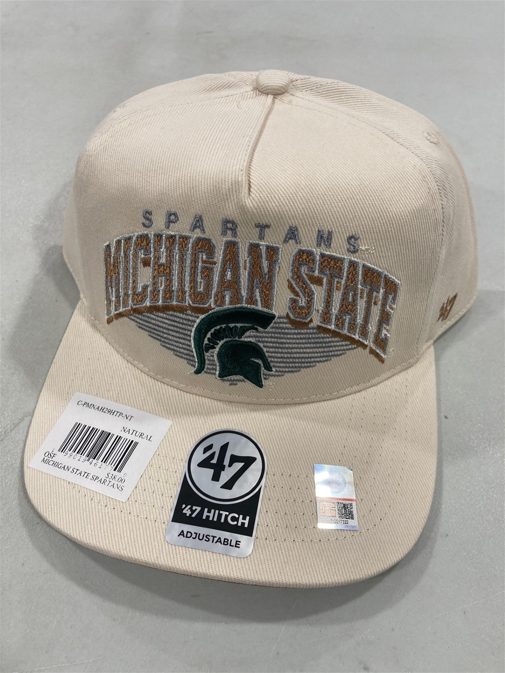 Michigan State Spartans NCAA Natural Pomona Hitch Snapback Hat *NEW*