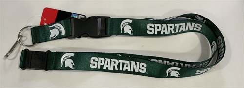 Michigan State Spartans NCAA Green Lanyard