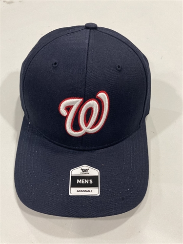 Washington Nationals MLB Navy Mass MVP DP Adjustable Snapback Hat