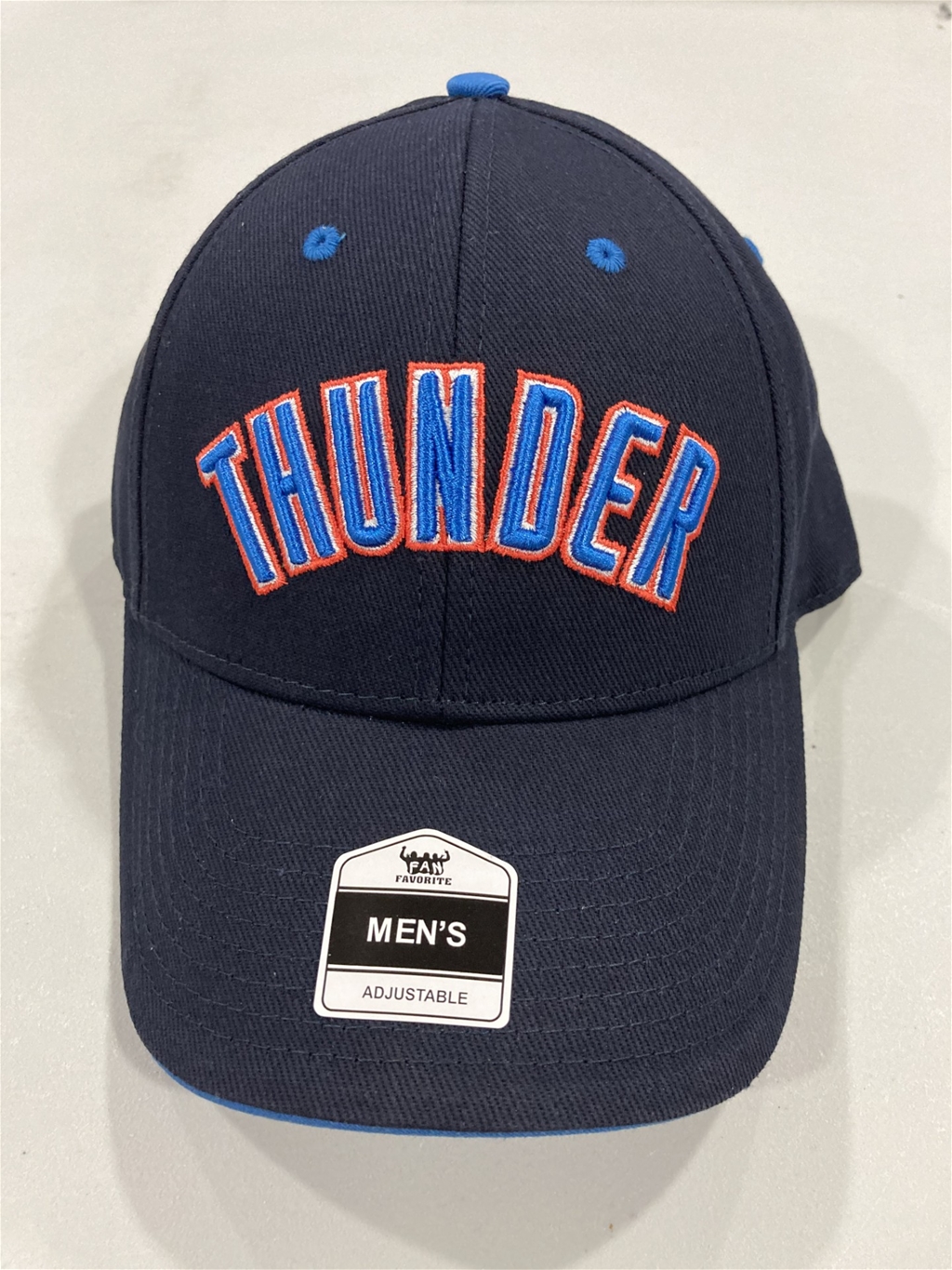 Oklahoma City Thunder NBA Navy Mass Script Money Maker MVP Snapback Hat *NEW*