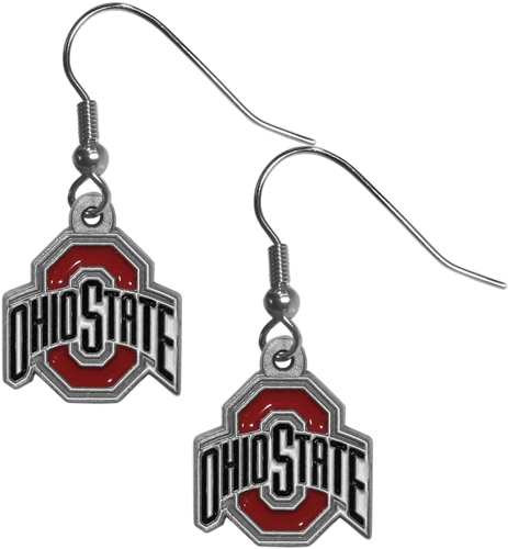 Ohio State Buckeyes Logo NCAA Dangle Earrings