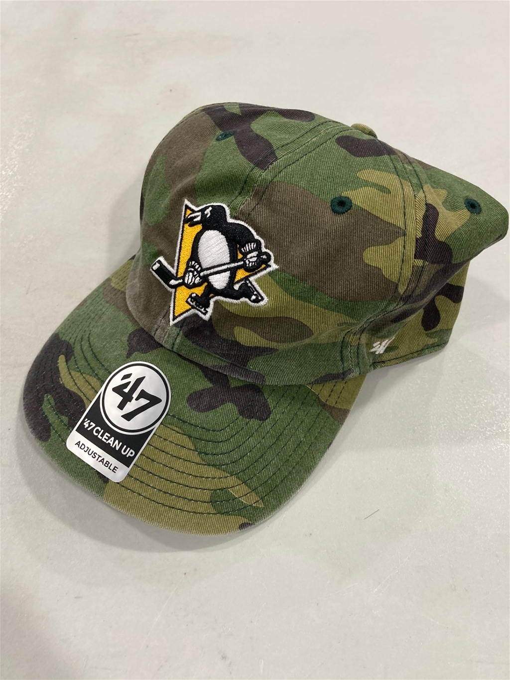 Pittsburgh Penguins NHL Camo Clean Up Adjustable Hat *NEW*