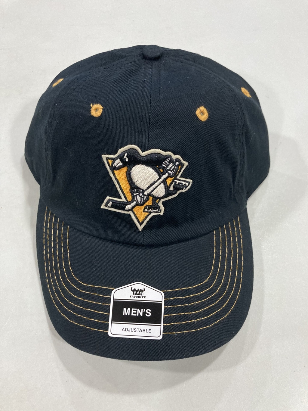 Pittsburgh Penguins NHL Black Mass Dayton Clean Up Adjustable Hat
