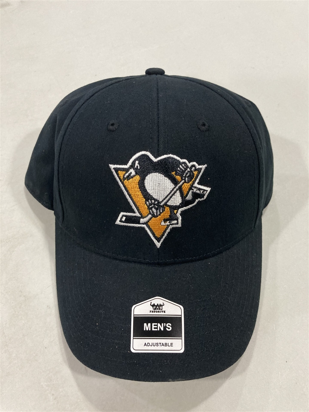 Pittsburgh Penguins NHL Black Mass Basic MVP Adjustable Hat