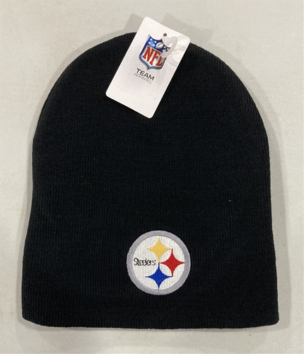 Pittsburgh Steelers NFL Classic Black Beanie Knit Hat