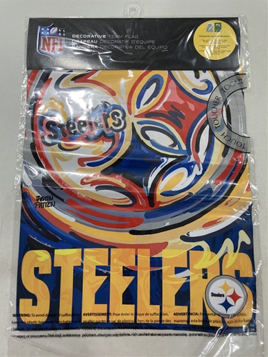 Pittsburgh Steelers NFL Justin Patten 2-Sided Garden Flag