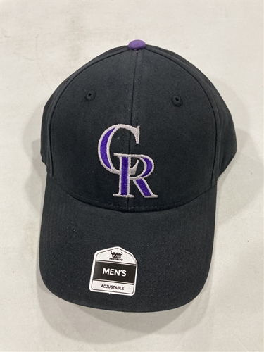 Colorado Rockies MLB Black Mass Basic MVP Adjustable Hat