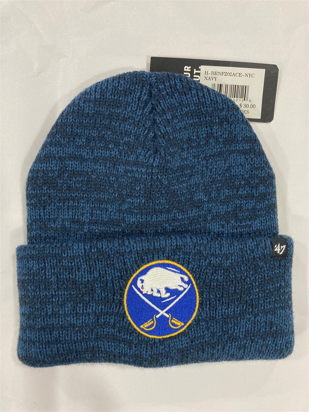 Buffalo Sabres NHL Navy Brain Freeze Knit Cuff *NEW*