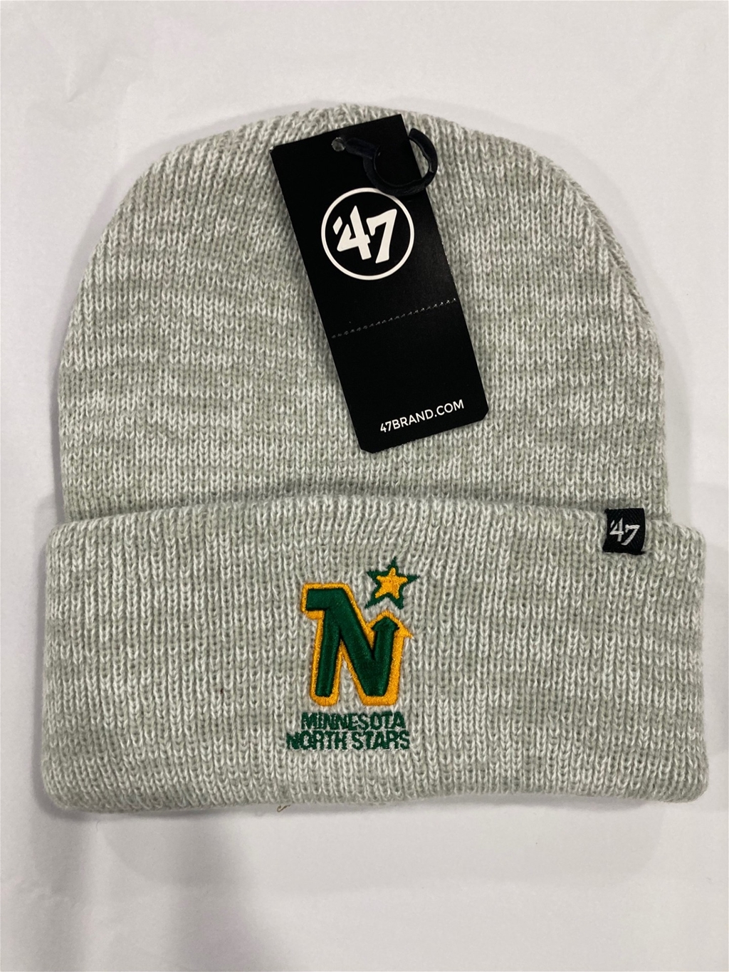 Minnesota North Stars Vintage NHL Gray Brain Freeze Knit Cuff *NEW*