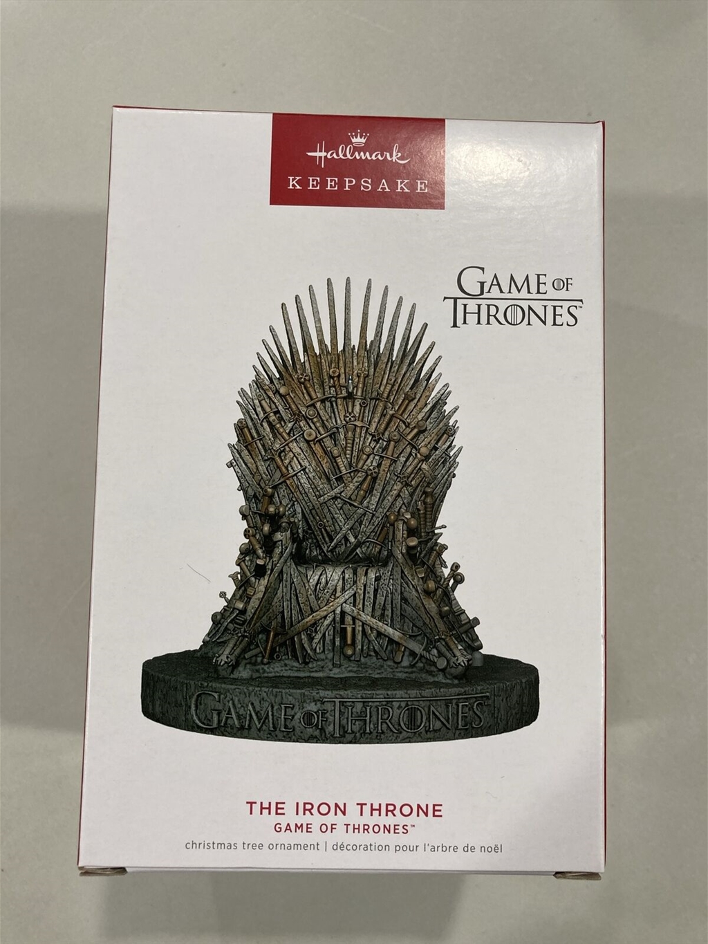 2022 Hallmark The Iron Throne Keepsake Ornament 