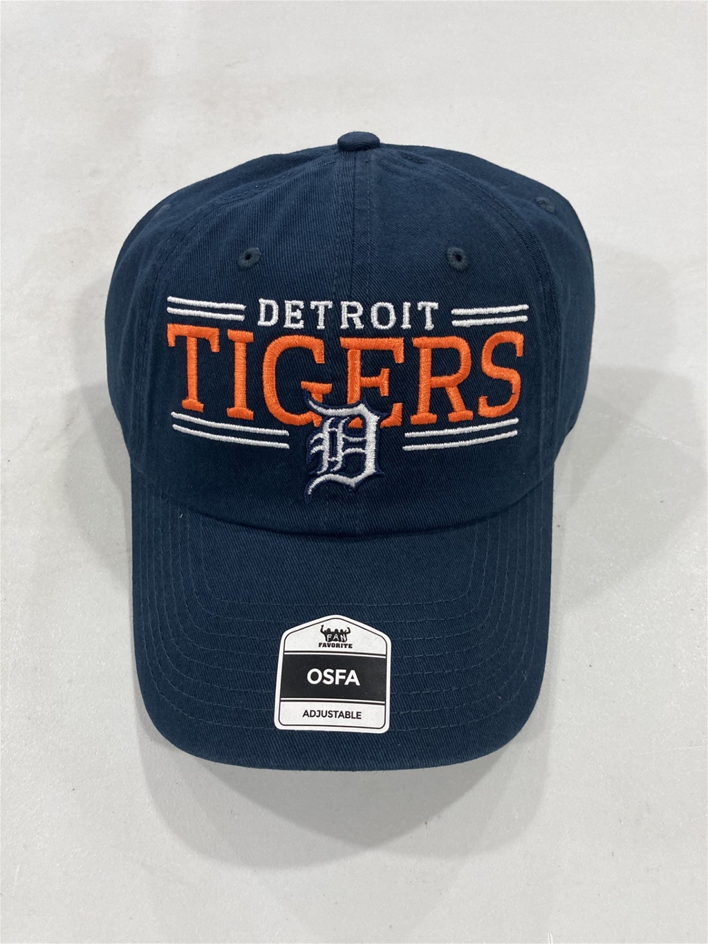 Detroit Tigers MLB Navy Mass Vernon Clean Up Adjustable Hat *NEW*